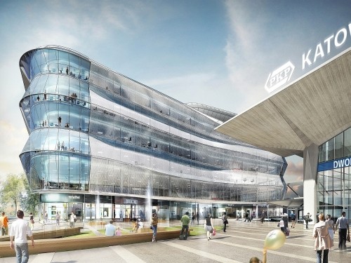 Dworzec Gł&oacute;wny w Katowicach