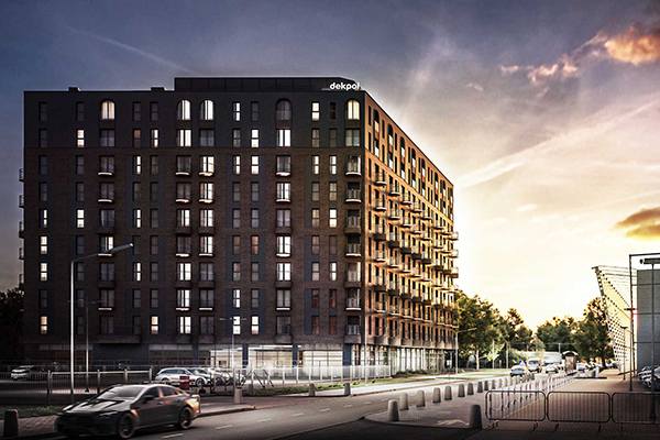 Oval Sky - projekd Dekpol Developer w Warszawie to 333 mieszkania.